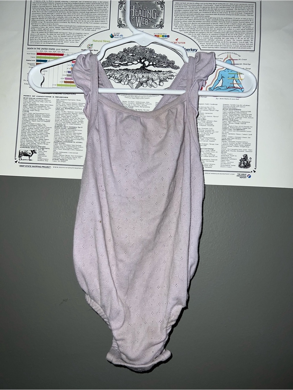 Garanimals Lilac Eyelet Ballet Leotard
